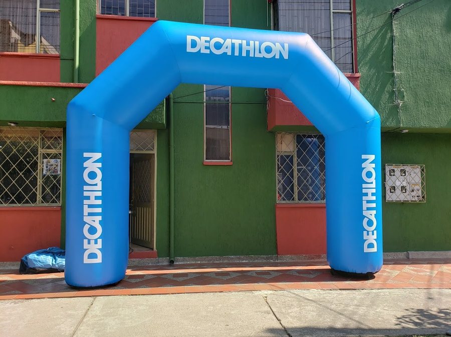 Arco inflable publicitario personalizado con marca · inflables publicitarios en Cúcuta y Colombia