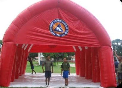 Carpa túnel inflable · inflables publicitarios en Cúcuta y Colombia